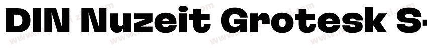 DIN Nuzeit Grotesk S字体转换
